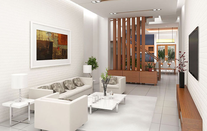 Thiết kế nội thất phòng khách nhà phố